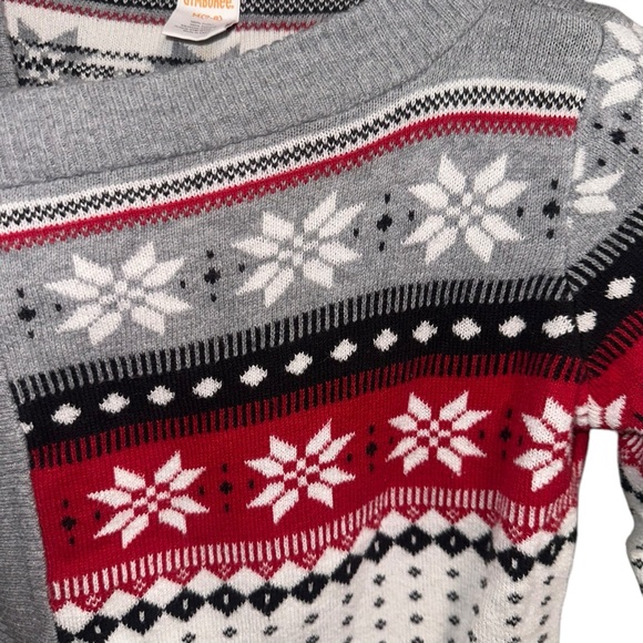 Gymboree Winter Snowflake Sweater Cardigan Size Girls 7-8 - Picture 4 of 6